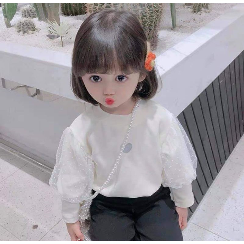 Áo tay bồng cho bé