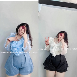 SET ÁO BÈO TƠ + QUẦN TAFTA 2 LỚP [TNT SHOP BIGSIZE 60KG 90KG]