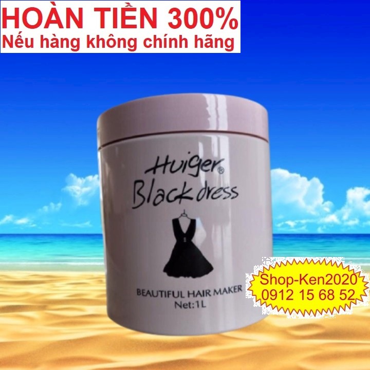 Kem hấp ủ xả Huiger Black Dress 1000ml váy đen