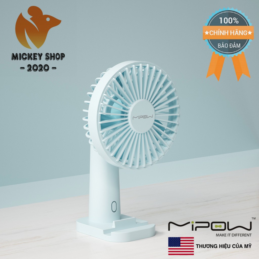 [ BỀN ĐẸP ] QUẠT THÔNG MINH MIPOW FLIP ADJUST MINI FAN F01 - CHÍNH HÃNG