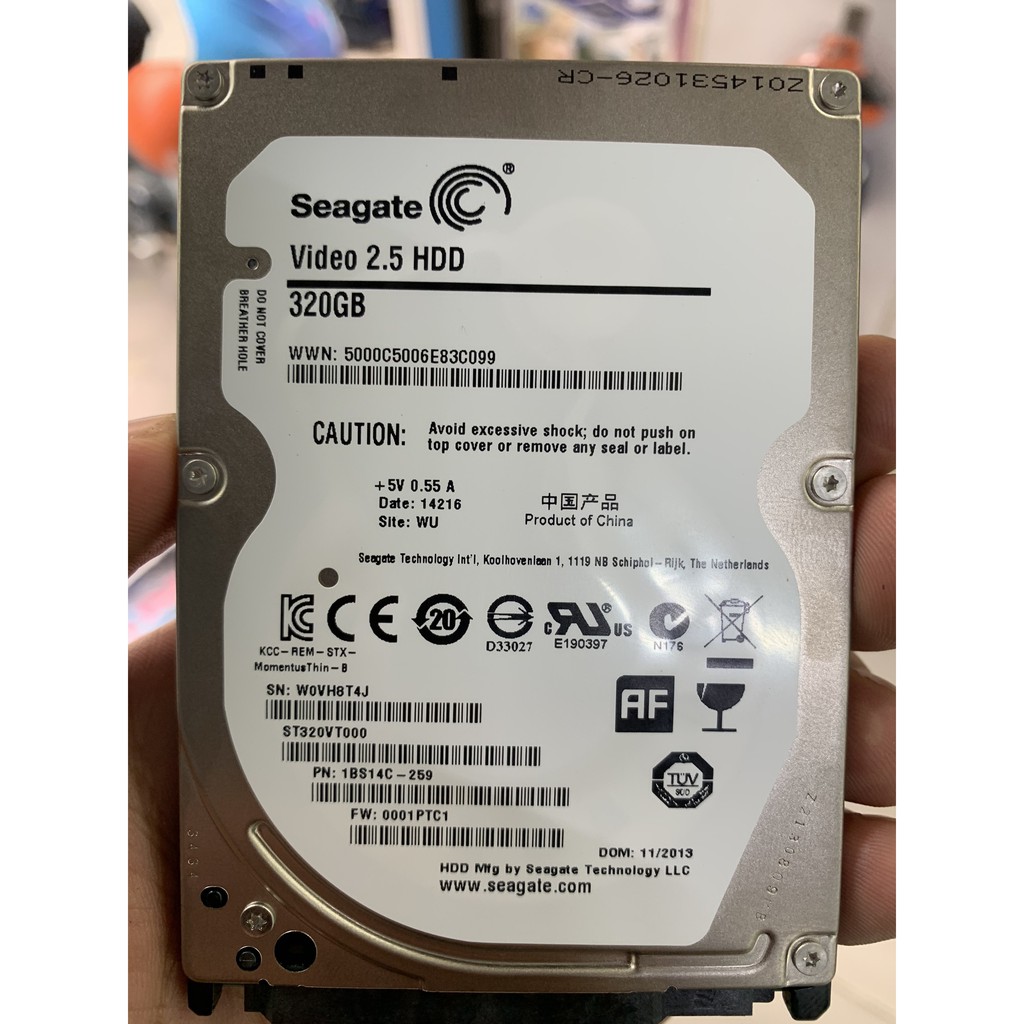 Ổ cứng HDD Laptop Seagate 320Gb/ 5400rpm