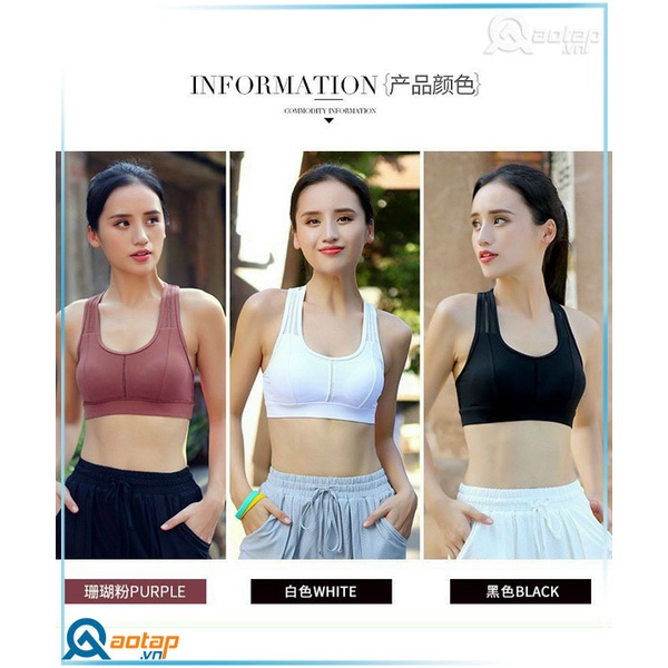 Áo bra 025 nâng ngực 3D cao cấp loại 1 tập gym, yoga, thể thao cho nữ (đã kèm mút)