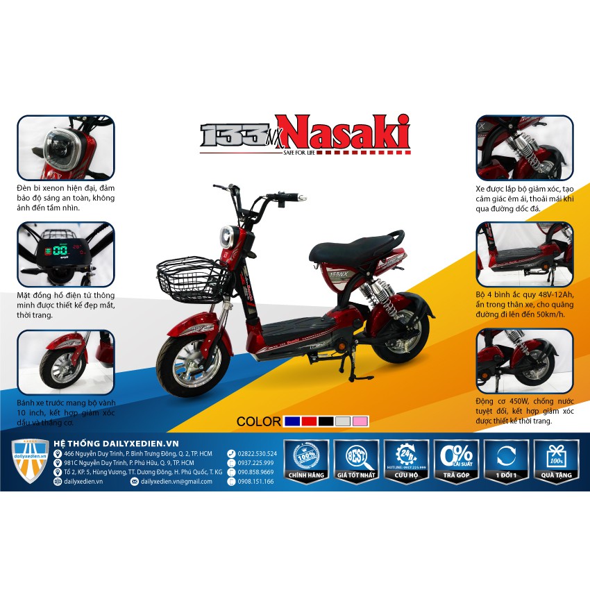 XE ĐẠP ĐIỆN ASAKI NX133