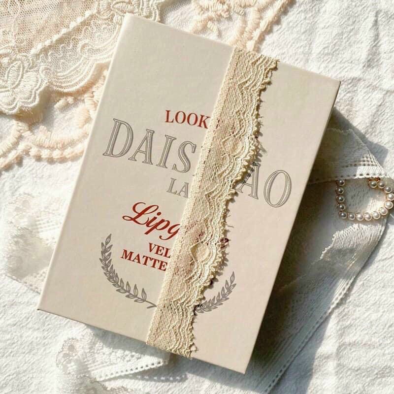Set 4 Son Kem Lì LOOK BOOK DAISHIAO LACE Lipglaze Velvet | BigBuy360 - bigbuy360.vn