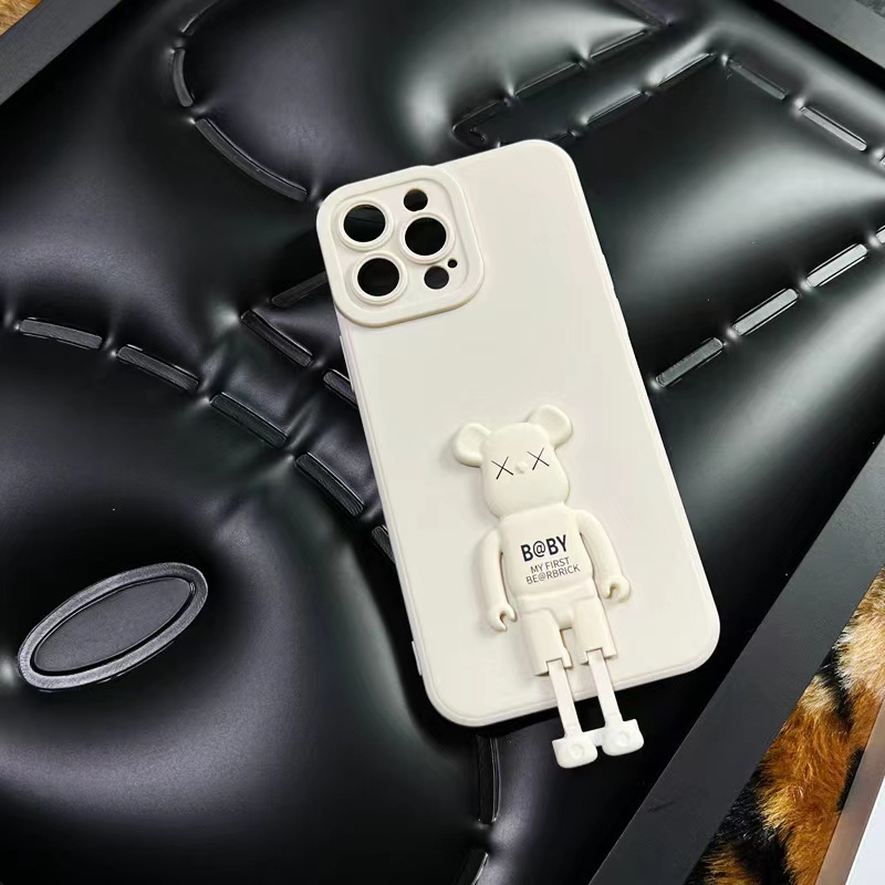 Ốp Điện Thoại Có Giá Đỡ Hình Gấu Sang Trọng Bearbrick Cho iphone 13 Pro Max i13 13pro 11 Pro Max i11 iX Xs XR Xs Max 7plus 8plus 12Pro 12 Pro Max