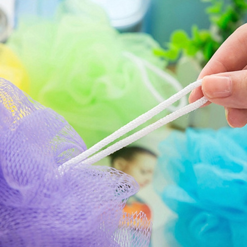 Bông Tắm Tạo Bọt Tẩy Tế Bào Chết Lưng Màu Sắc Ngẫu Nhiên
