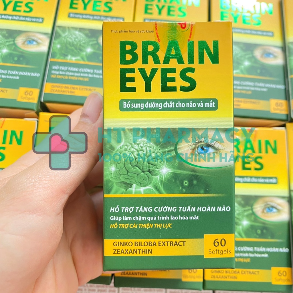 BRAIN EYES - Viên Uống Bổ Sung Dưỡng Chất Cho Não Và Mắt