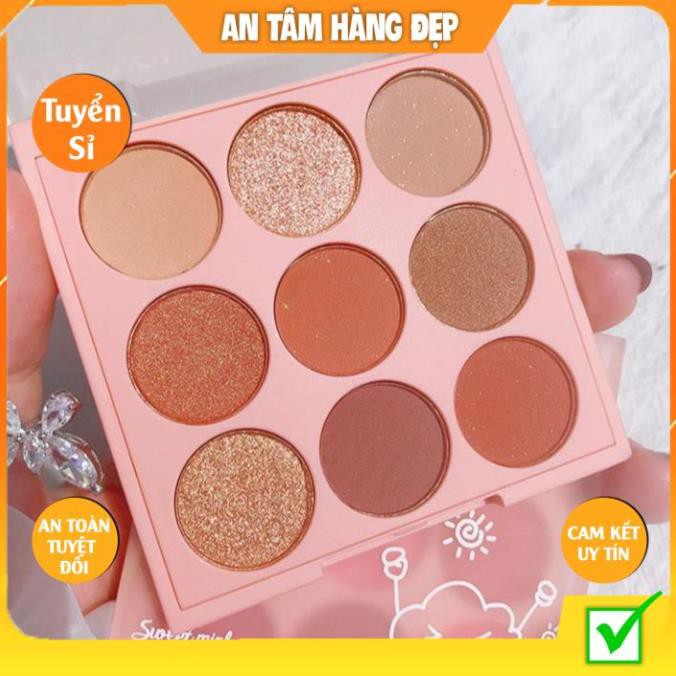 Bảng Phấn mắt Hàng Nội Địa Trung Sweet Mint 9 Ô Phấn Lâu Trôi Bền Màu Mỏng Mịn Nhẹ KING DC | BigBuy360 - bigbuy360.vn