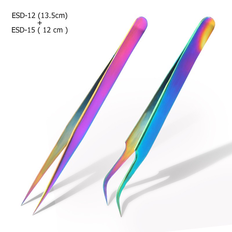 Nhíp Inox Chống Tĩnh Điện Chuyên Dụng Cho Gắn Mi Giả Chất Lượng Cao