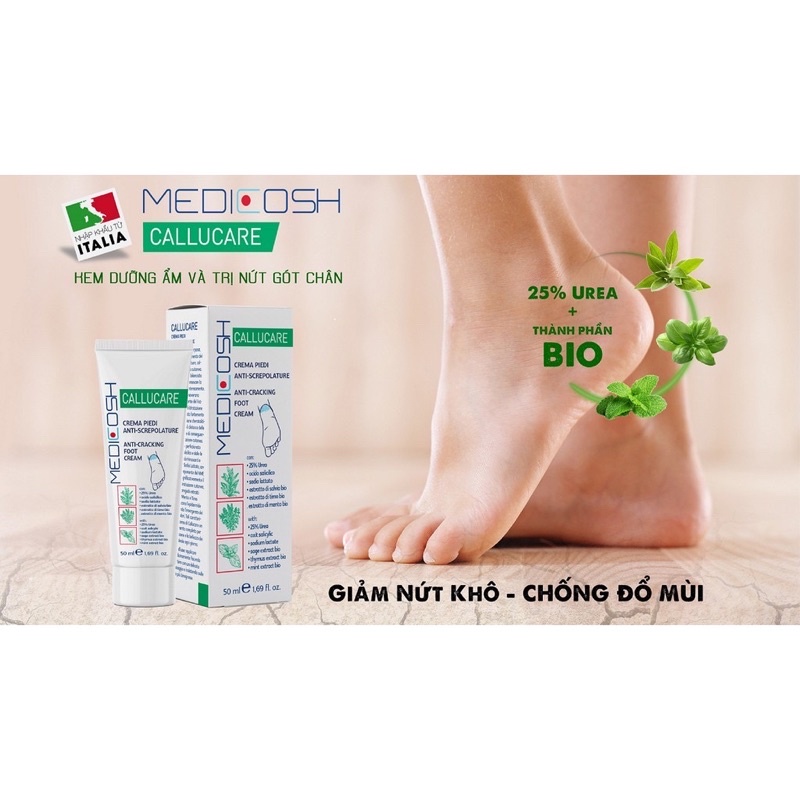 Kem Bôi Nứt Gót Chân Medicosh Callucare 50ml