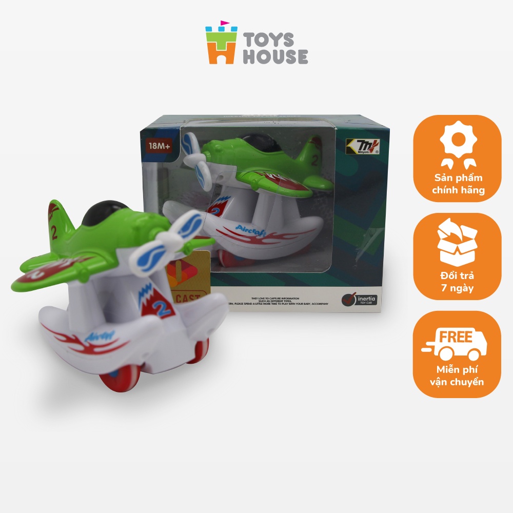 Mô hình máy bay trượt đà Toyshouse chính hãng - đồ chơi nhập vai, hướng nghiệp cho bé TH-0783-243