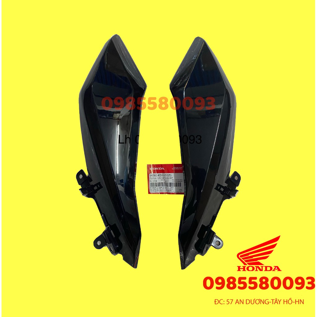ỐP NHỰA PHA ĐÈN WINNER X CHÍNH HÃNG HONĐA MÀU ĐEN BÓNG CÁC ĐỜI