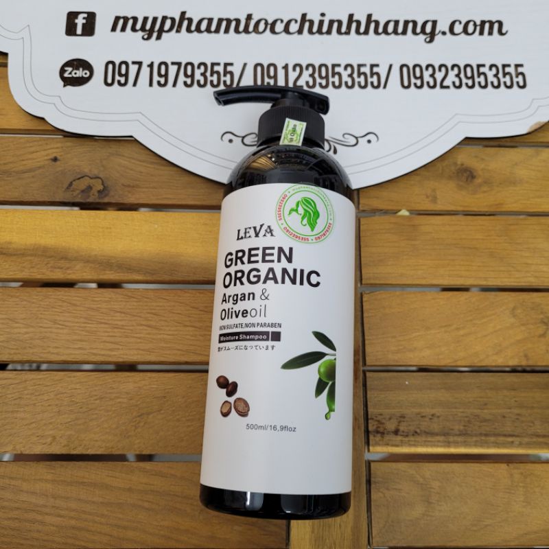 Dầu gội xả dưỡng ẩm  phục hồi Green Organic hương nước hoa 500ml