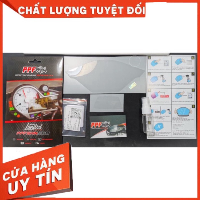 Honda Sh 125/ 150 – Sh 2020 – Sh 2021 – Sh 2022 Miếng dán PPF bảo vệ mặt đồng hồ xe, chống trầy xước màn hình Ảnh thật S