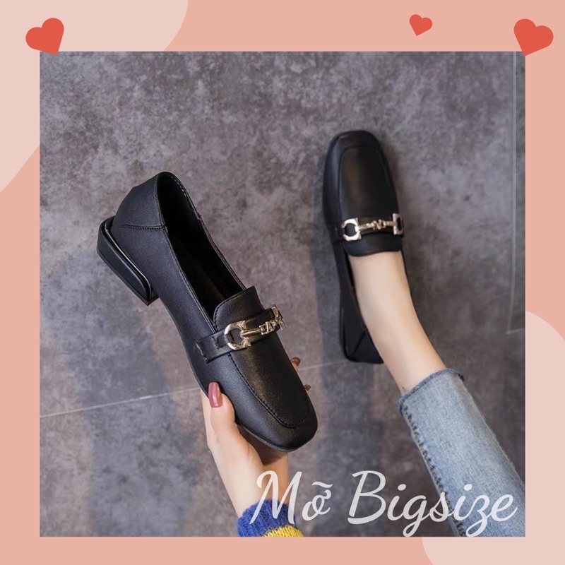 [ ODER ] Giày lười nữ da mềm BIGSIZE (35-43)
