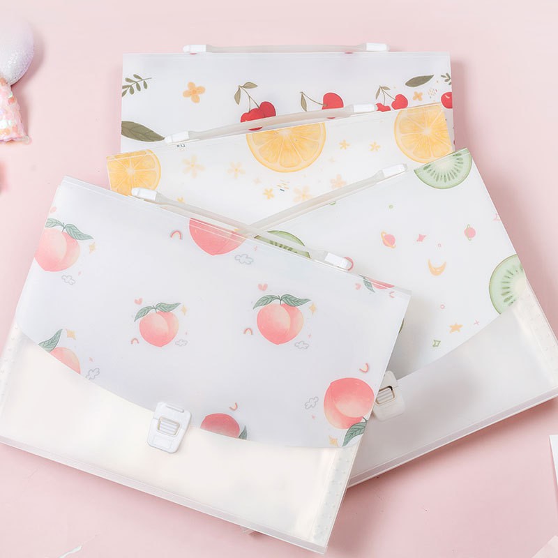 Cặp Đựng File Tài Liệu A4 Lưu Trữ Giấy Tờ 12 Lớp Nhiều Mẫu Dễ Thương, Tiện Dụng