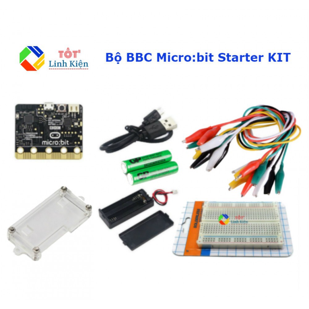 Bộ Combo BBC Micro Bit Go Stater KIT - Bộ Microbit Giáo Dục STEM Đầy Đủ