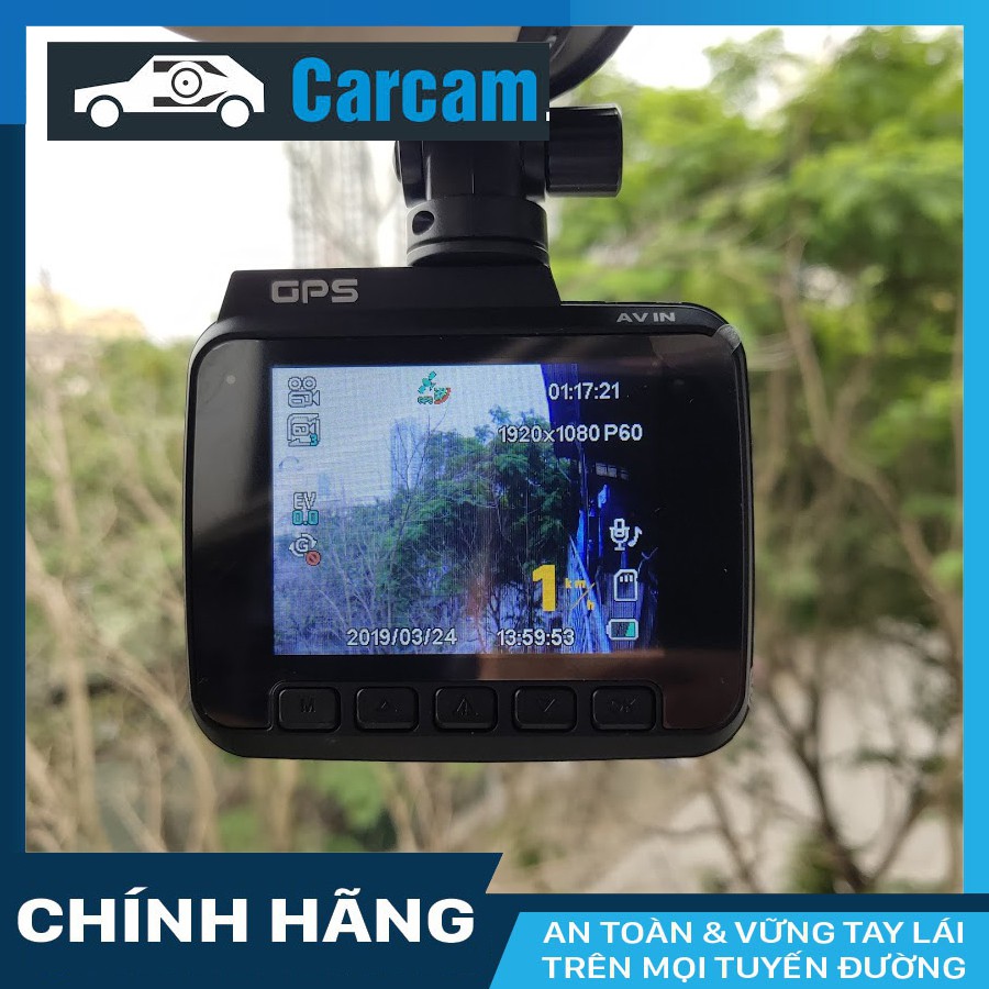 Camera hành trình ô tô W8 Carcam Wifi GPS 4K + thẻ nhớ 32GB class 10 | BigBuy360 - bigbuy360.vn