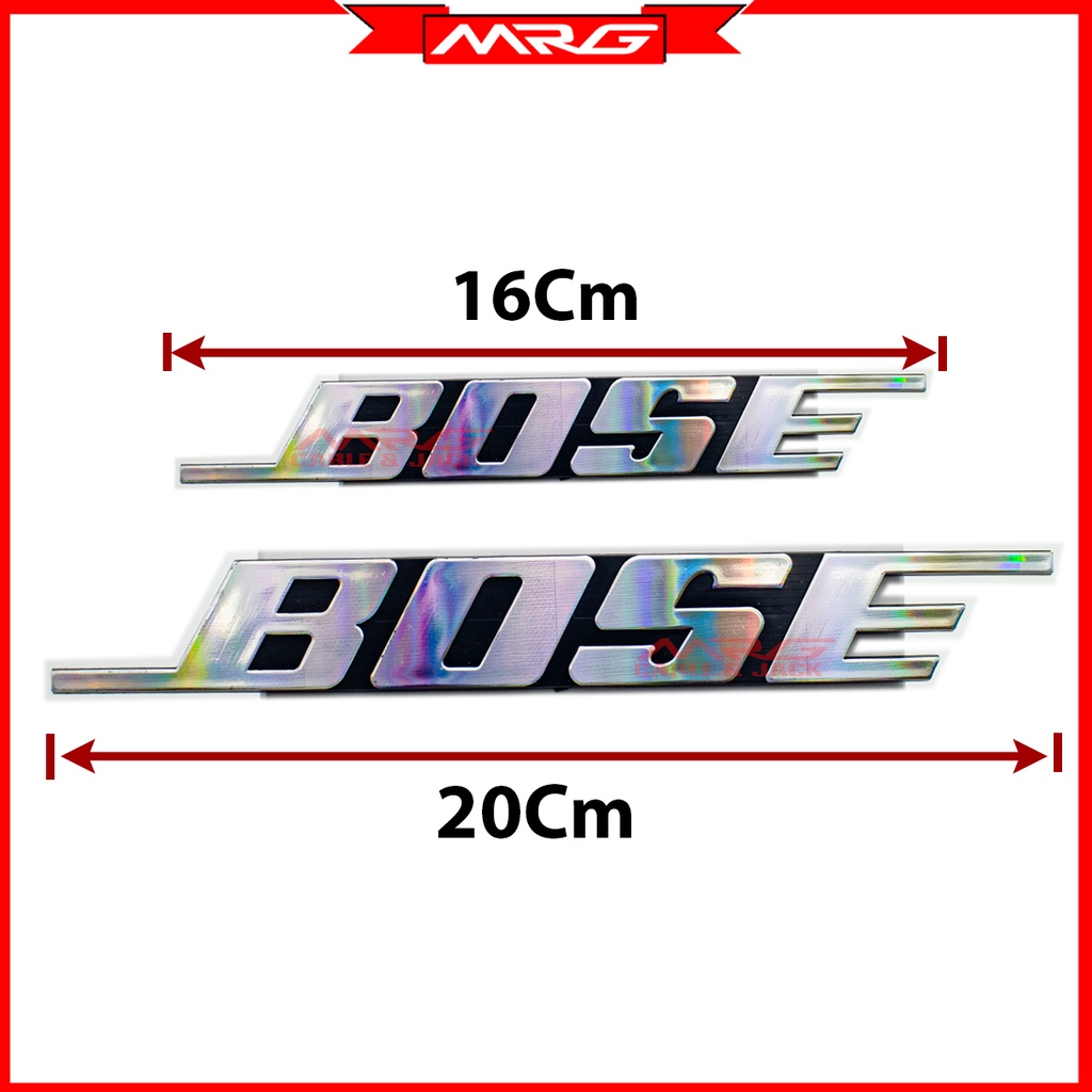 Tem Loa Bose 20cm x 2.5cm, giá 1 đôi (2 tem).