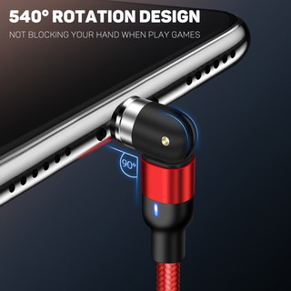 Cáp sạc nhanh nam châm 5A cổng Micro USB Type-C cho Android