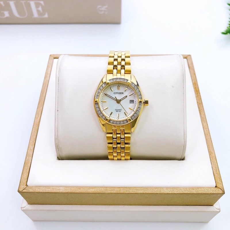 Đồng hồ nữ dây thép Citizen EU6062 50D