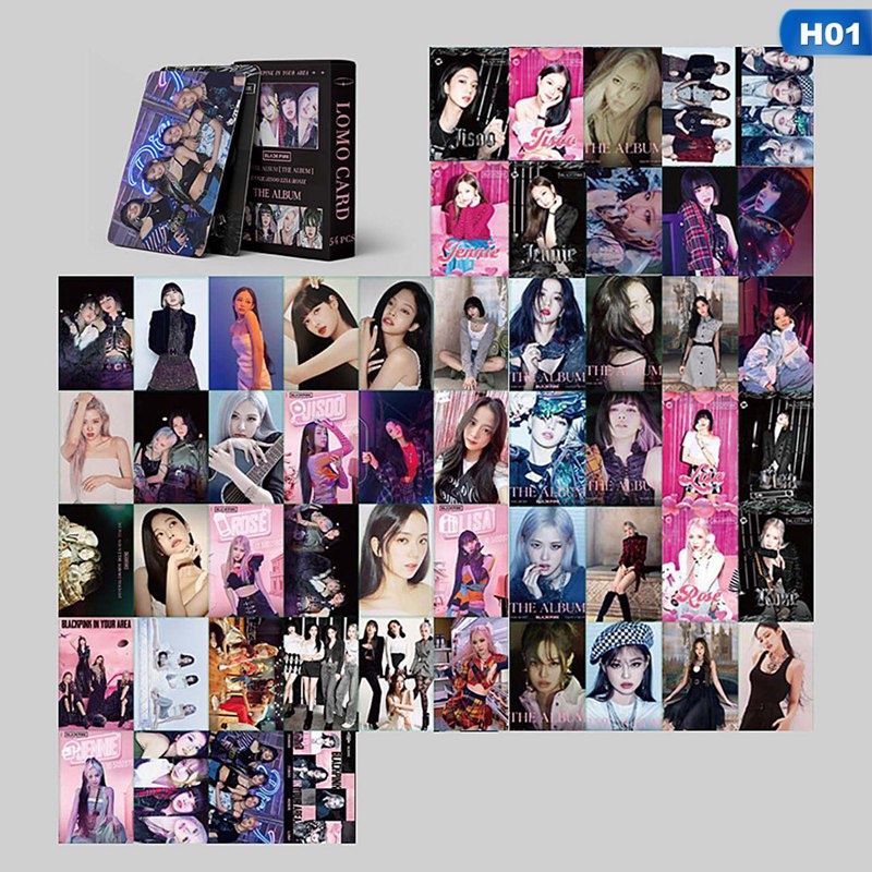 Thẻ Ảnh Lomo Hình Nhóm Nhạc Kpop Blackpink