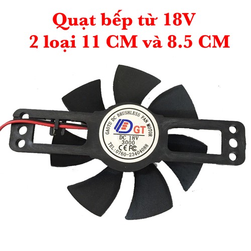 Quạt tản nhiệt bếp từ - quạt tản nhiệt 18v