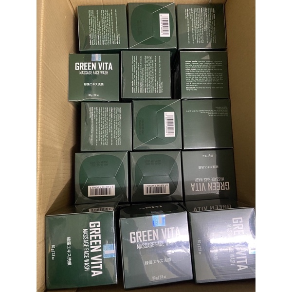BỘT RỬA MẶT GREENVITA ( dùng kết hợp với vi tảo GREENVITA)