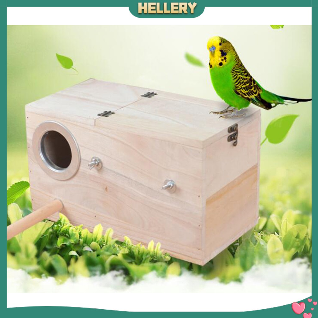 Lồng Chim Bằng Gỗ 12x12x19.5cm