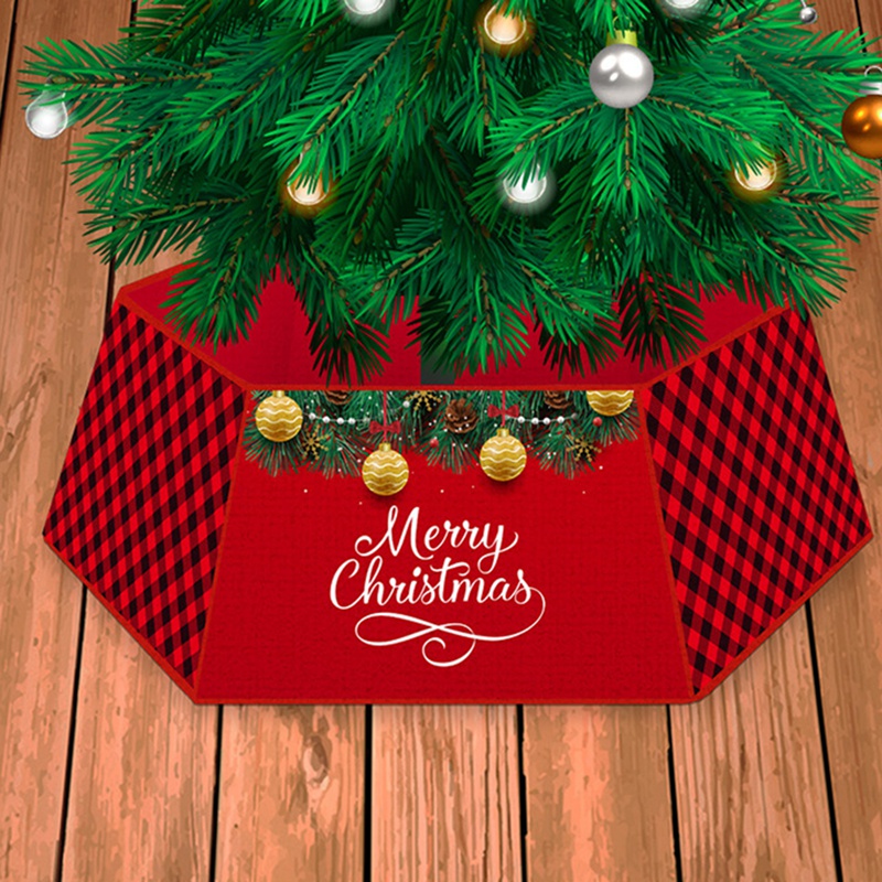 Set Vỏ Bọc Chân Cây Thông Giáng Sinh Màu Đỏ Dễ Dàng Trang Trí Ngày Lễ