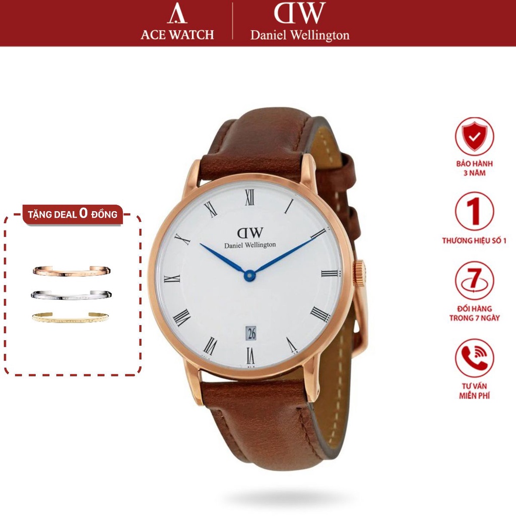 Đồng hồ nam Daniel Wellington Dapper St Mawes viền vàng - DW VIỆT NAM