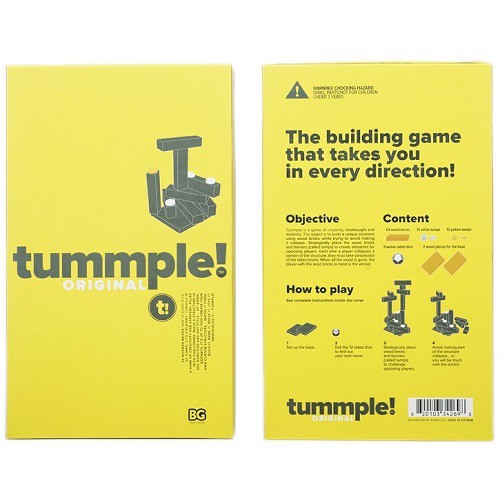 Đồ chơi gỗ xây tháp cao cấp Baxbo Games Tummple