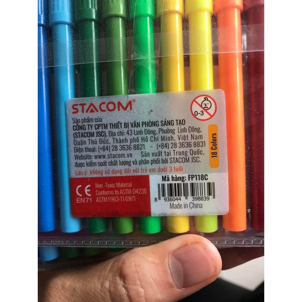 Bút Lông Màu 18 -STACOM