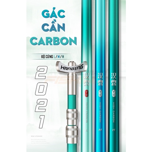 Gác Cần Carbon Handing Siêu Cứng 2021
