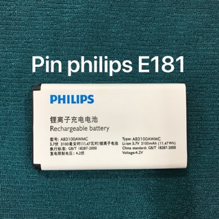Pin philip E181 kí hiệu AB3100AWMC