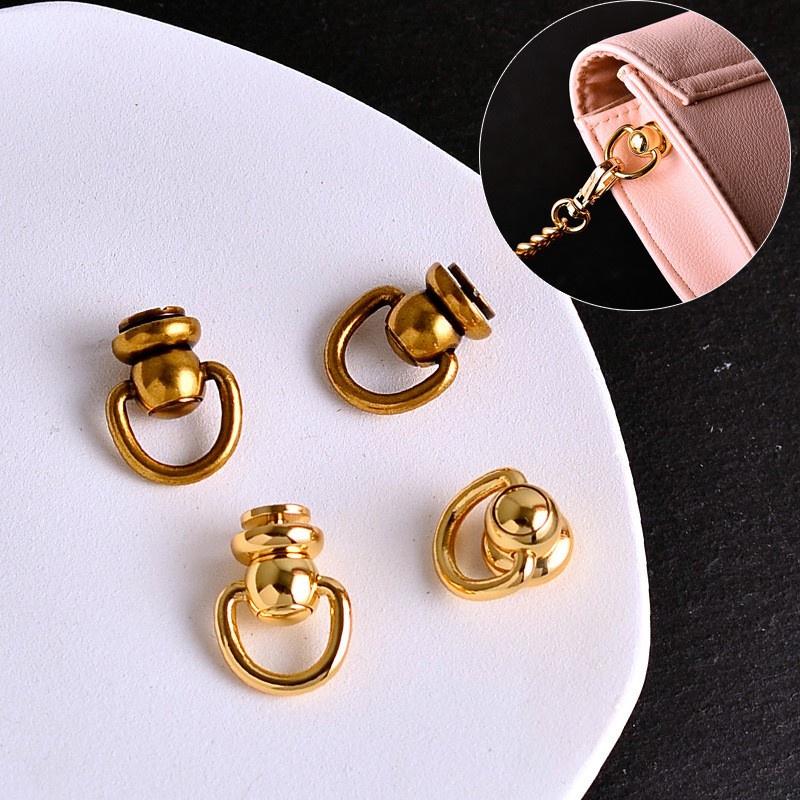 Toàn Bộ Khóa Xoay Bằng Đồng Màu Vàng Kim Hình Vương Miện Monok Treo Hành Lý