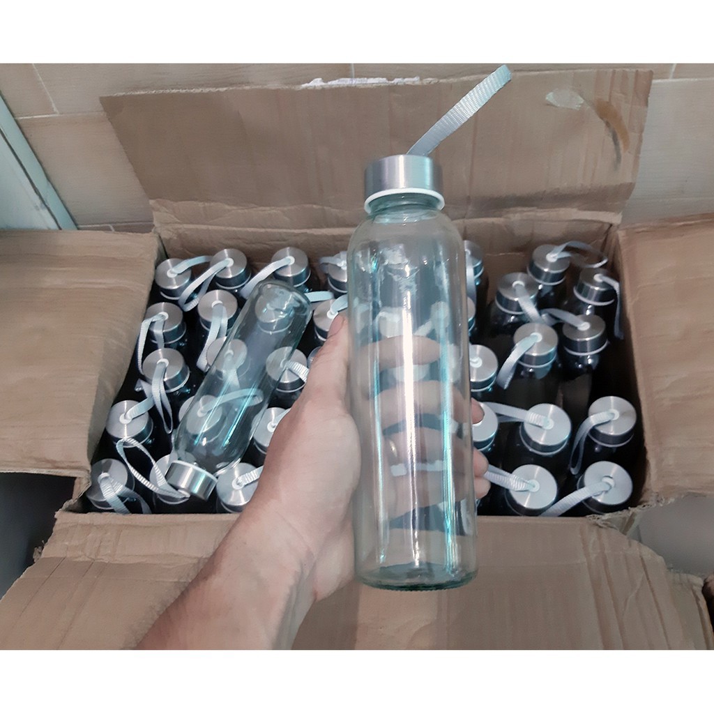 [Mã SRJULY1215 giảm 20K đơn 50K] Chai thủy tinh detox 500ml có dây xách [Giá sỉ] | BigBuy360 - bigbuy360.vn