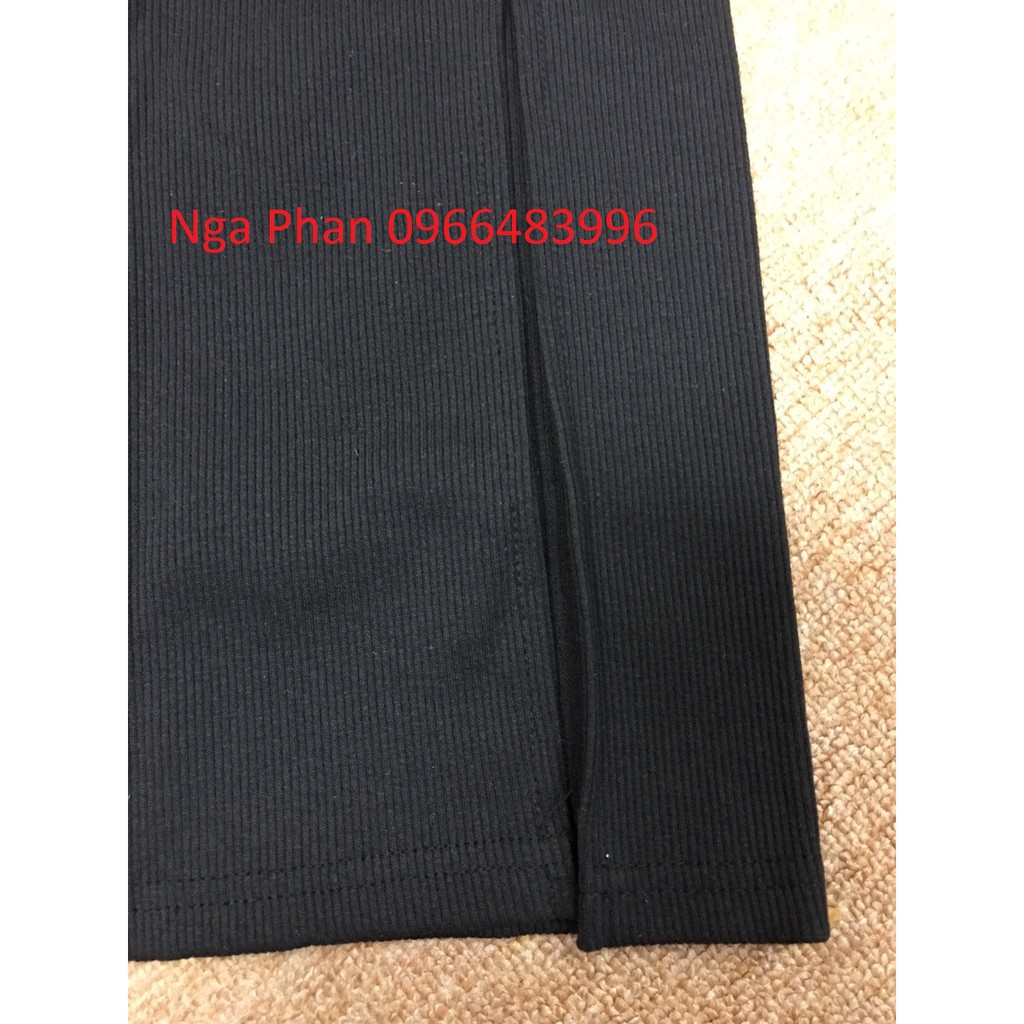[Sale sốc]Chân váy len tăm xẻ(hàng sẵn - có ảnh thật cuối cùng) | BigBuy360 - bigbuy360.vn