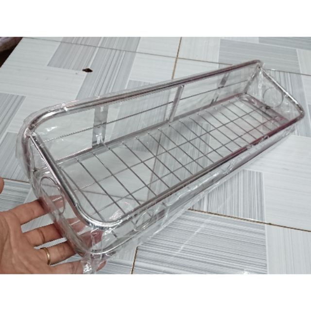 Kệ inox để xà bông hoặc hủ gia vị