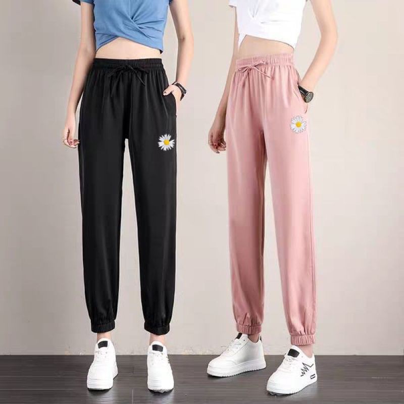 Quần Dài Lưng Cao Họa Tiết Hoa Cúc Thời Trang Cho Nữ | BigBuy360 - bigbuy360.vn