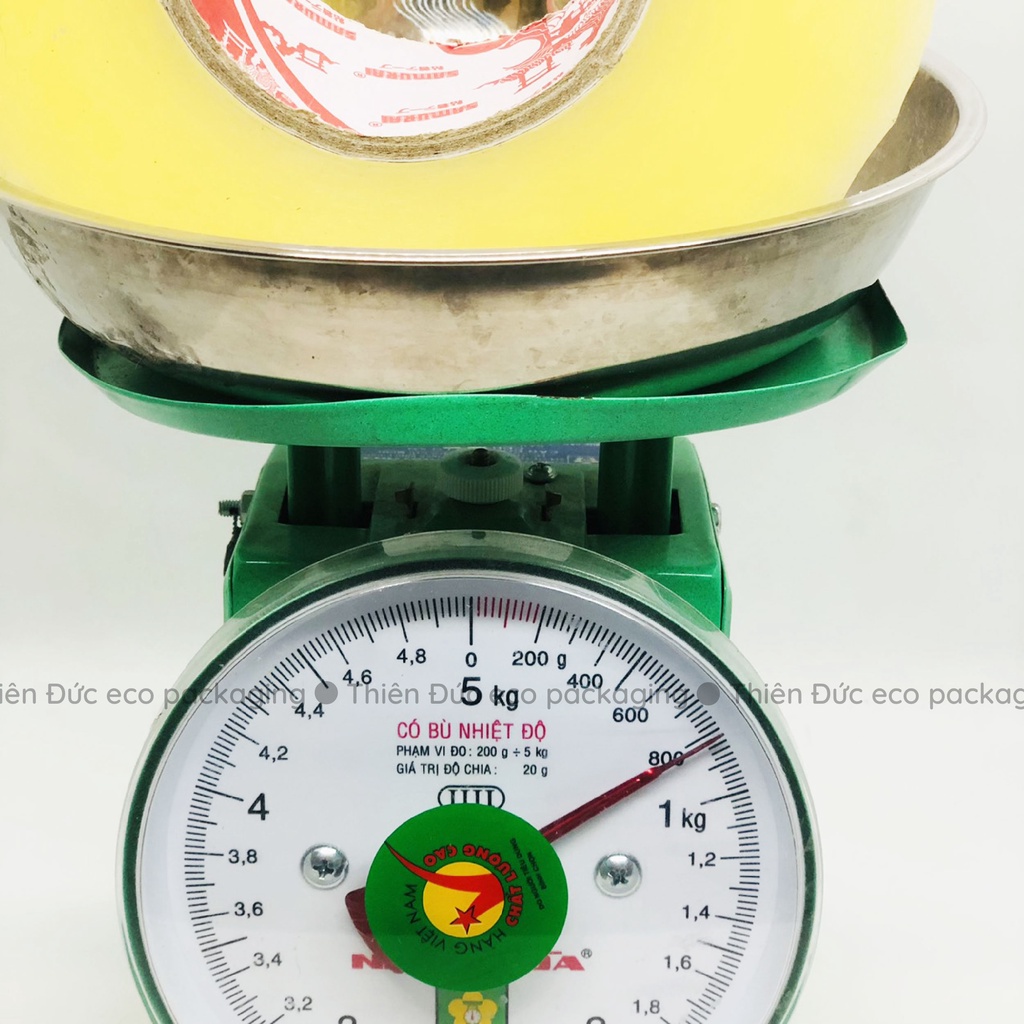 Combo 6 cuộn băng dính dán 0.8kg OPP trong. Cuộn băng keo văn phòng phẩm lõi giấy mỏng, dai dính