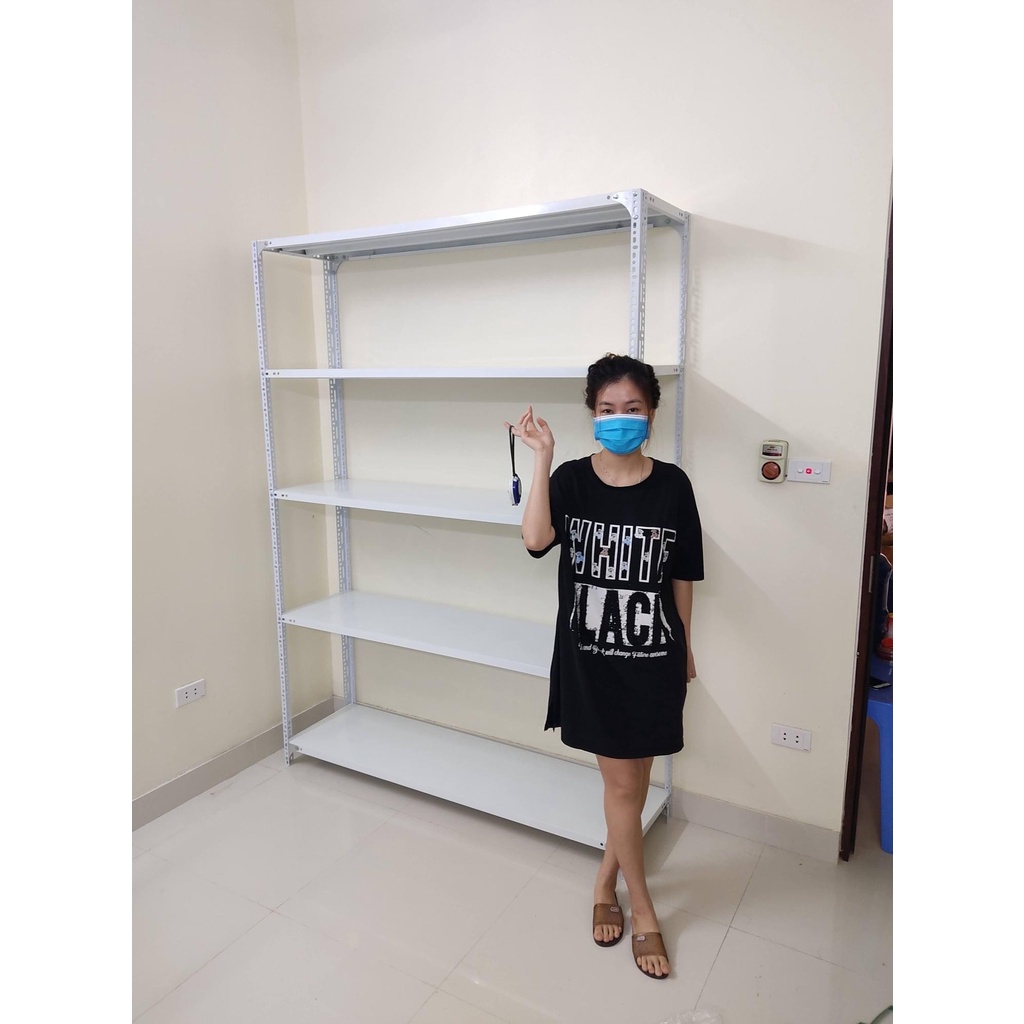 ( NEW ) Kệ sắt Cao 2m Dài 80cm Rộng 40cm đủ số tầng