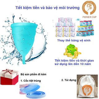 Cốc Nguyệt San Silicone Purier Canada