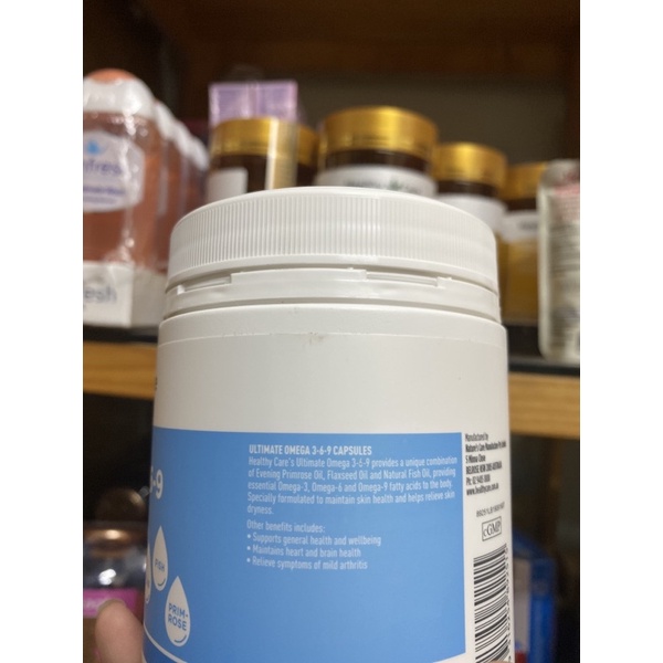 Omega 369 của Healthy Care Úc 200 viên - Healthy Care Ultimate Omega 3-6-9 | Thế Giới Skin Care