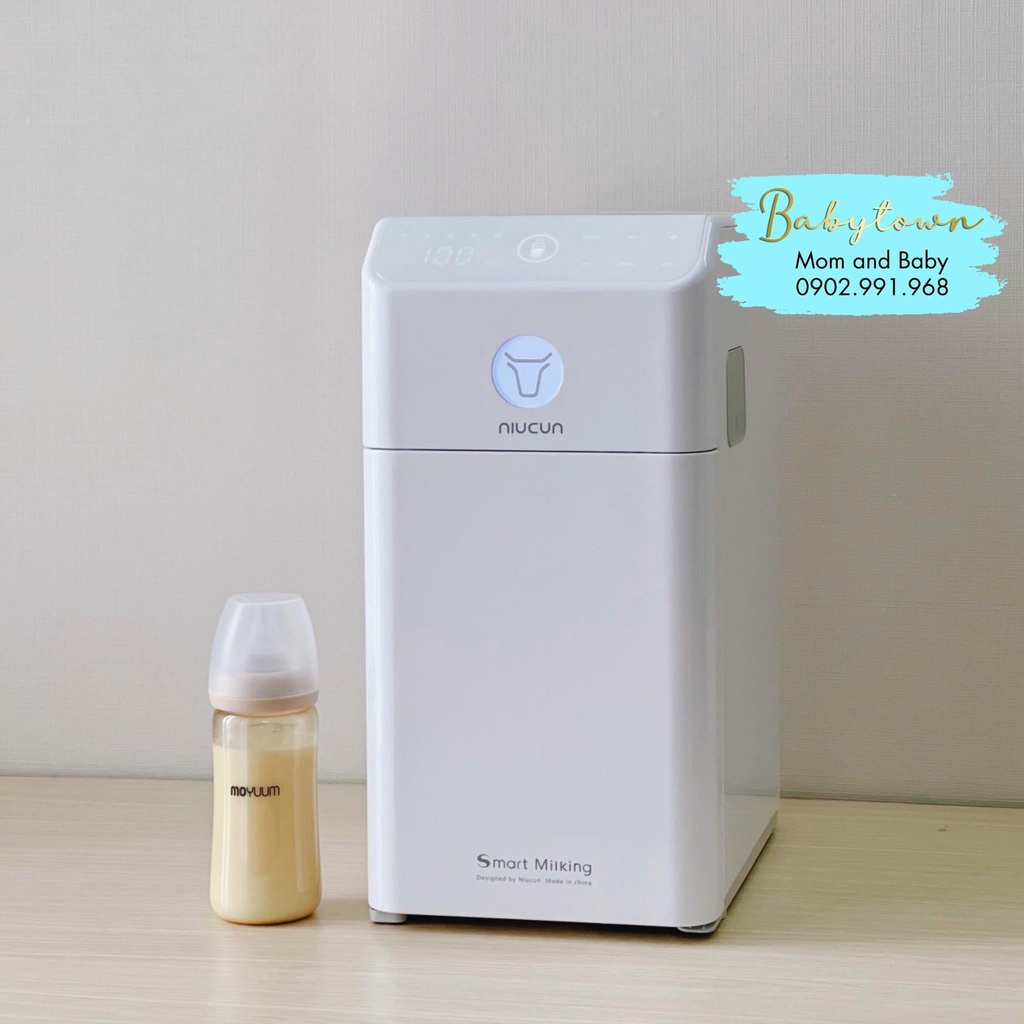 Máy pha sữa thông minh NIUCUN PRO – Công nghệ Đức có khử trùng UV, sấy khô thông minh, pha được tất cả các loại sữa
