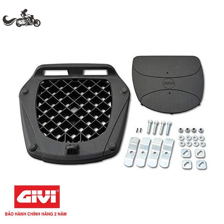 Thùng Sau 43 Lít Có Lưới Ràng Đồ Đựng 2 Nón Bảo Hiểm Mã E43NTL-ADV Hàng Chính Hãng GIVI Bảo Hành 2 Năm