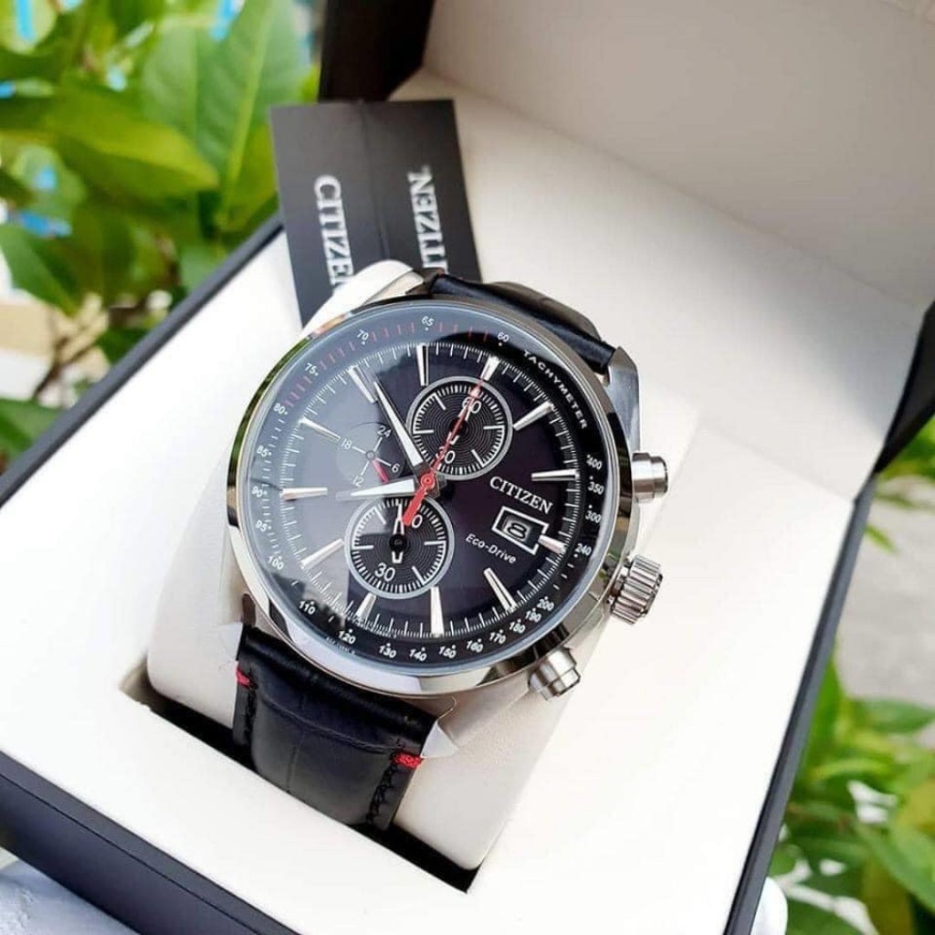 Đồng Hồ Nam CITIZEN Eco-Drive CA0369-11E Tặng Kèm Dây Da Cao Cấp