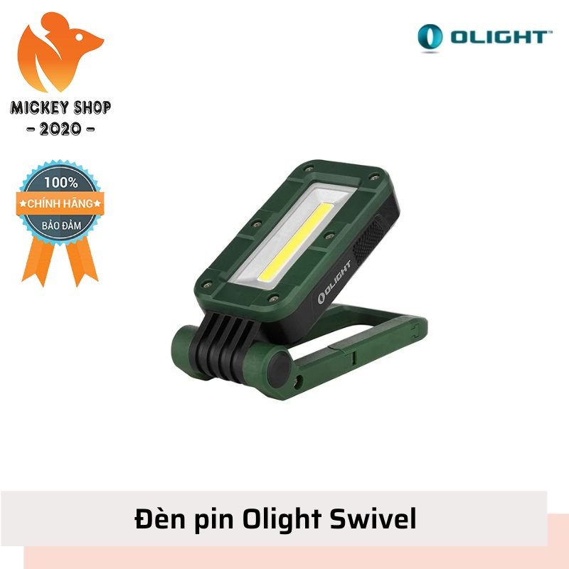 Đèn Pin Làm Việc Olight Swivel Tối Đa 400 LUMENS - 80m Pin Tích Hợp 2600mAh