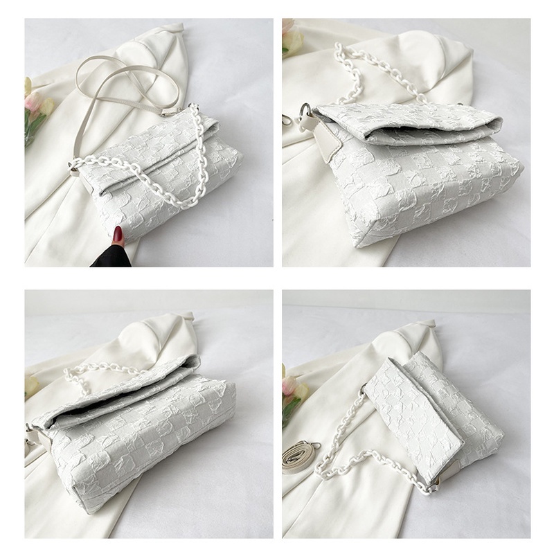 Túi Đeo Chéo Phối Dây Xích Phong Cách Mới Mùa Hè NB00135 2022