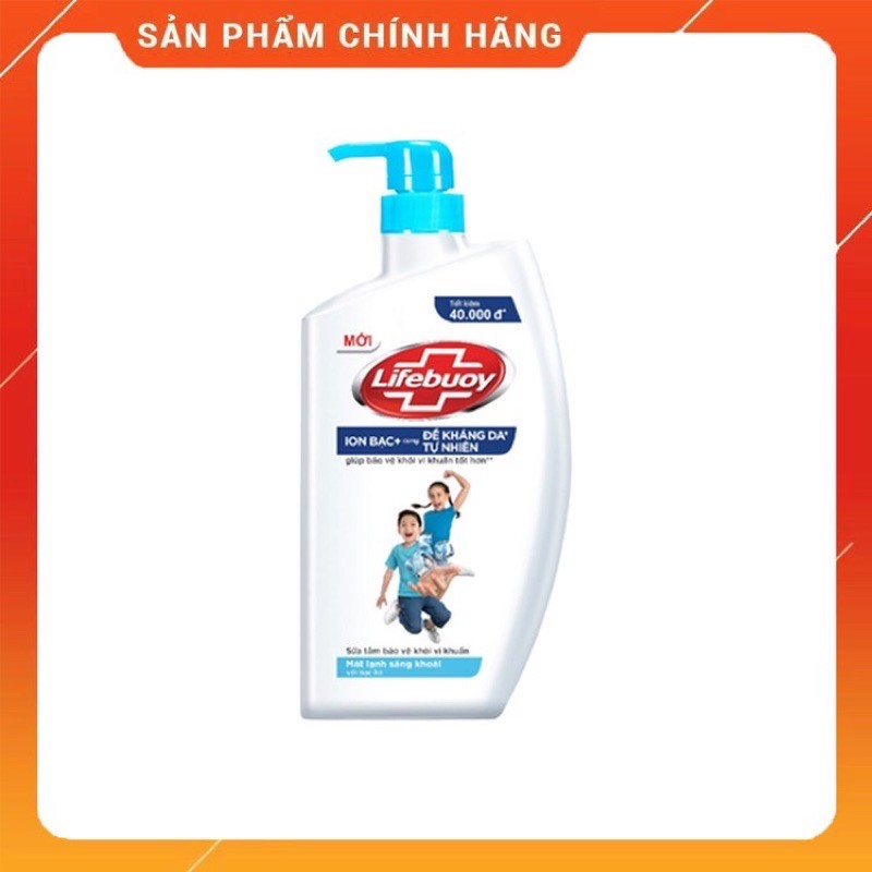 SỮA TẮM LIFEBUOY BẢO VỆ VƯỢT TRỘI 10 tặng nước rửa tay 120ml